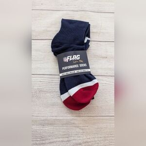 NFL flag Houston Texans logo performance socks adult small/ medium